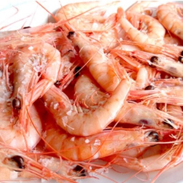 Gambas cocidas